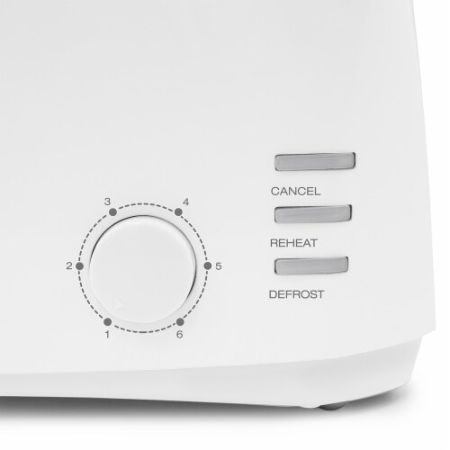 Elite Cuisine 4-Slice Long Slot Cool Touch Toaster - White Perspective: right