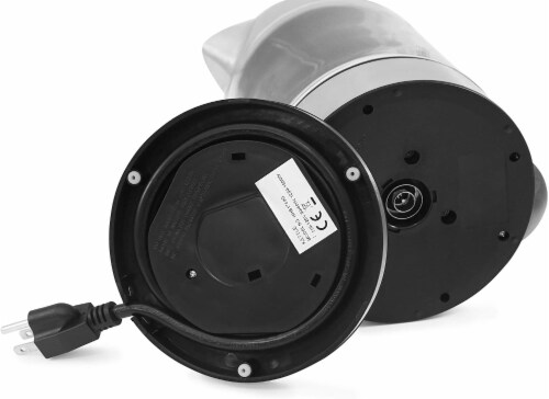 Elite Platinum Electric Kettle - Clear/Silver Perspective: right