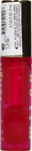 Milani Fruit Fetish 130 Raspberry Peach Lip Oil Perspective: right