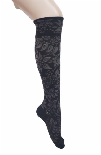 Legale Skinergy Diamond Compression Knee High Socks Perspective: right