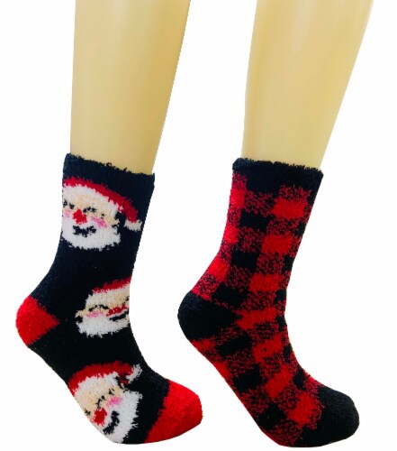Legale Santa Cozy Christmas Crew Socks - 2 pk Perspective: right