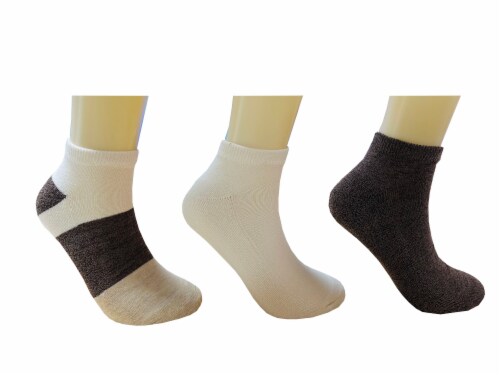 Legale Stripe Low Cut Rugby Socks - Brown Perspective: right