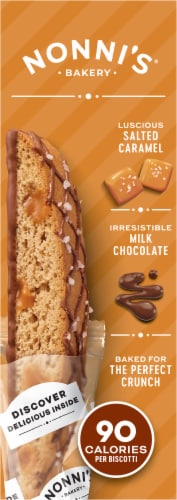 Nonni's Salted Caramel Biscotti Perspective: right