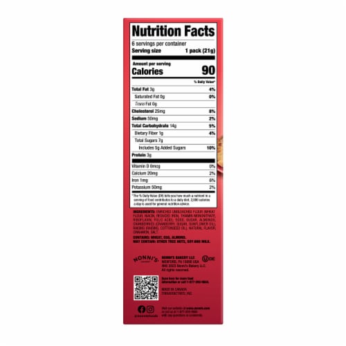 Nonni's® THINaddictives® Cranberry Almond Crisps Perspective: right