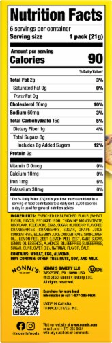 Nonni's® Thin Addictives® Lemon Blueberry Almond Crisps Perspective: right