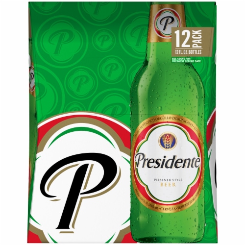 Presidente Pilsener Style Beer Perspective: right