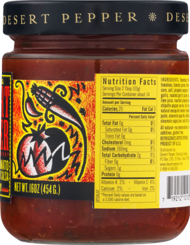 Desert Pepper Roasted Tomato Chipotle Corn Salsa Perspective: right