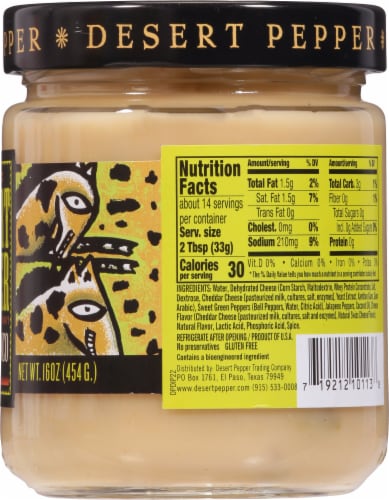 Desert Pepper Trading Queso Blanco Dip Perspective: right