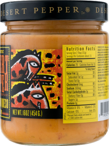 Desert Pepper Chili Con Queso Perspective: right