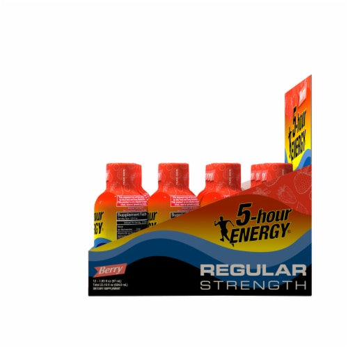 5-Hour Energy Berry Energy Drink Supplement Perspective: right