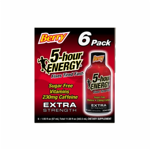 5-Hour® Extra Strength Berry Energy Drink Shot Multipack Bottles Perspective: right