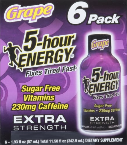 5-Hour® Extra Strength Grape Energy Drink Shot Multipack Bottles Perspective: right