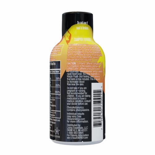 5-Hour Energy® Peach Mango Extra Strength Energy Shot Perspective: right