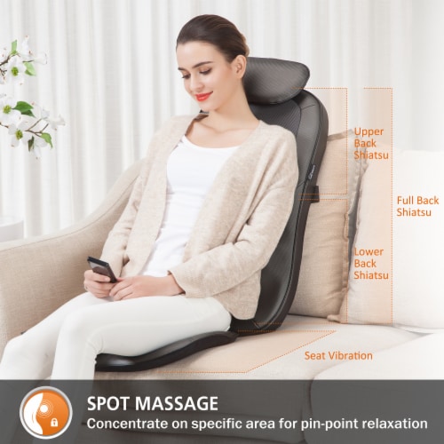 Snailax Shiatsu Full Back & Neck Massager with Heat - 233, 1 - Kroger