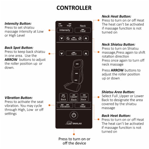 Shiatsu Back Massager with Heat and Deep Kneading Massage Chair Pad - 234 Perspective: right
