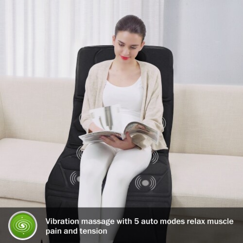 Foldable Massage Mat Full Body Massager w/ Heat & 10 Vibration Motors