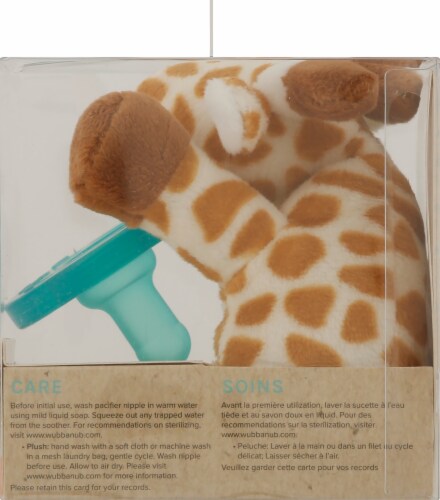 WubbaNub® Giraffe Pacifier Perspective: right