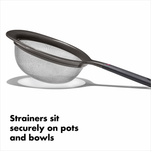 OXO Soft Works Strainer - Black Perspective: right