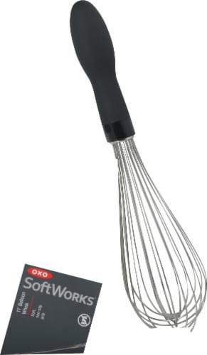 OXO Soft Works Balloon Whisk - Black/Silver Perspective: right