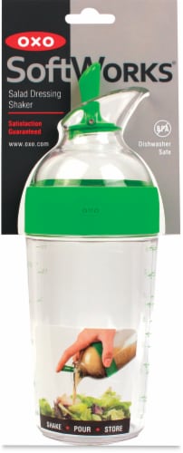 OXO Good Grips Salad Dressing Shaker - Green / Clear Perspective: right