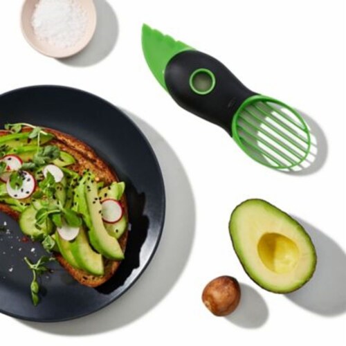 OXO Good Grips® 3-in-1 Green Avocado Slicer Perspective: right
