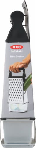 OXO SoftWorks™ Stainless Steel Box Grater - Silver Perspective: right