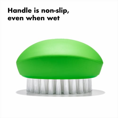 SoftWorks OXO Vegetable Brush - Green Perspective: right