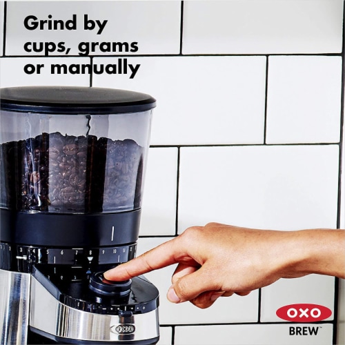 OXO - Brew Time Based Conical Burr Coffee Grinder - Stainless