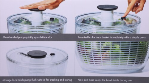 OXO Good Grips Salad Spinner - Clear Perspective: right