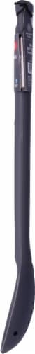 OXO SoftWorks® Silicone Slotted Spoon - Peppercorn Perspective: right