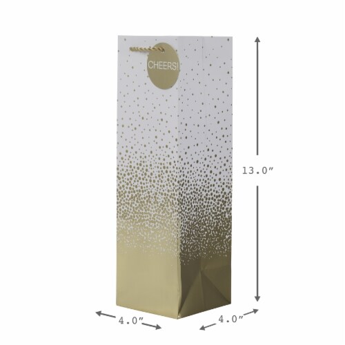 Bottle Gift Bags #49: Hallmark Bottle Gift Bags Cheers and Geometric (Pack of 2) Perspective: right