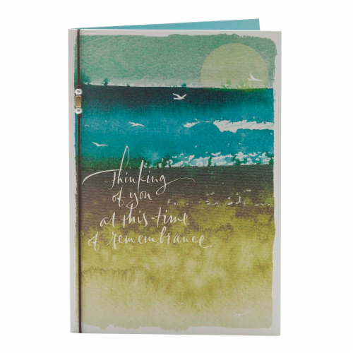 Hallmark #2 Sympathy Card (Seascape with Birds) Perspective: right