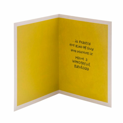 Hallmark #10 Birthday Card for Him (Extra Attention) Perspective: right