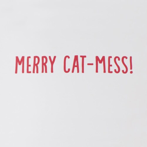 Hallmark Cats Laughing "O Tannenbaum" Christmas Card with Sound Perspective: right