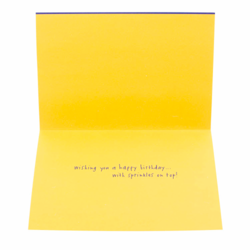 Birthday Card #12: Hallmark Signature Happy Sprinkles Card Perspective: right