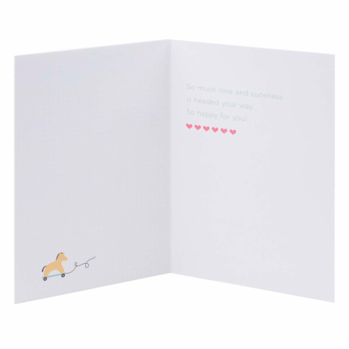 Baby Card #23: Hallmark Signature Baby Icons Card Perspective: right