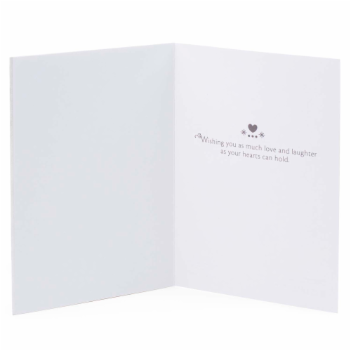 Wedding Card #16: Hallmark Signature Live Laugh Love Card Perspective: right