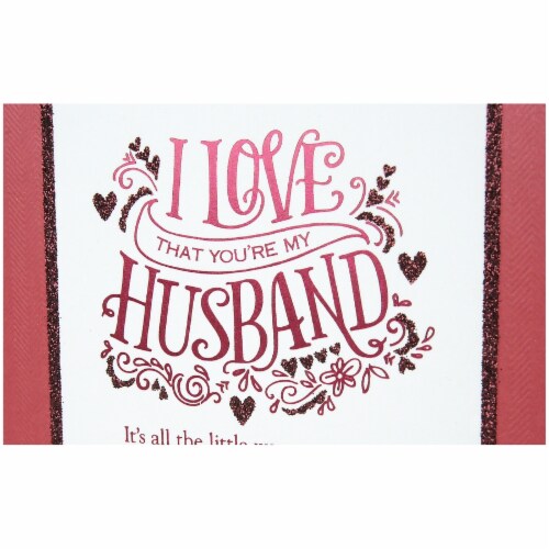 Valentine's Day Card #43: Hallmark Valentine's Day Card for Husband (Little Things) Perspective: right