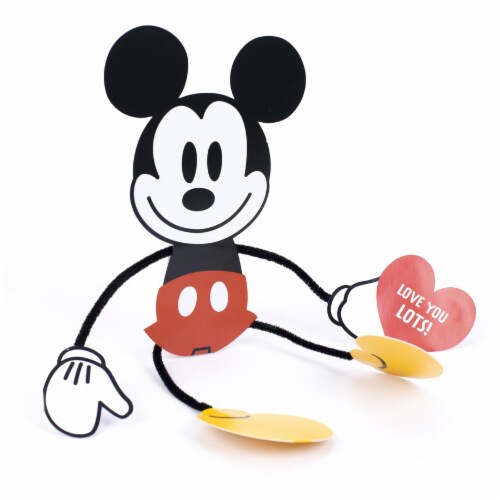 Valentine's Day Card #39: Hallmark Disney Valentine's Day Card for Kids (Removable Mickey Mouse) Perspective: right