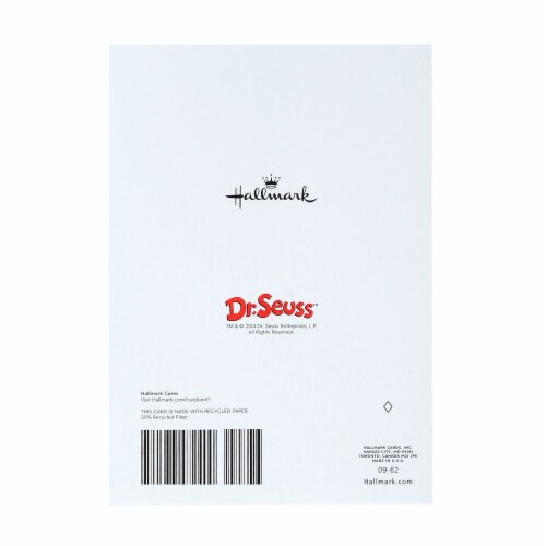 Hallmark Oh The Places You'll Go Dr. Seuss Graduation Card Perspective: right