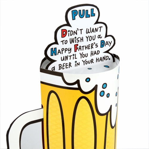 Father's Day Card #52: Hallmark Funny Pop-Up Beer Stein Perspective: right