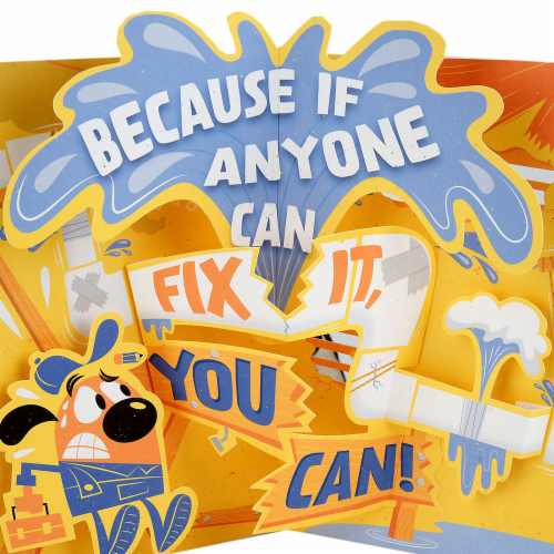 Father's Day Card #53: Hallmark Funny Handyman Fix It Perspective: right