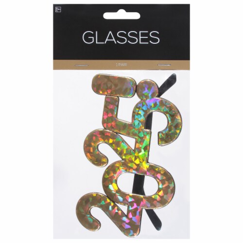 Amscan 2025 Glitter Glasses Perspective: right