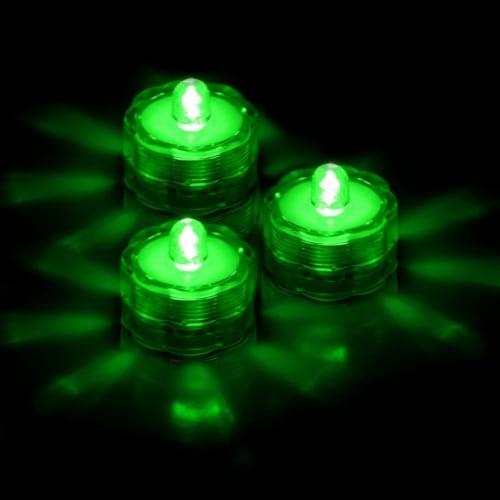 Green led tea lights hotsell