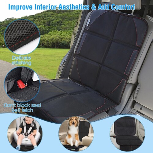 2 Packs Car Seat Protector Cushion Mat Pad with Thick Padding Protector for Child Baby Car 1 unit Kroger