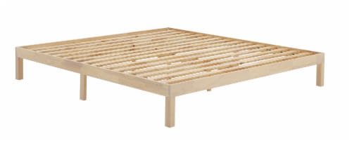Design Evolution Emerywood Full Size Bed Platform Perspective: right