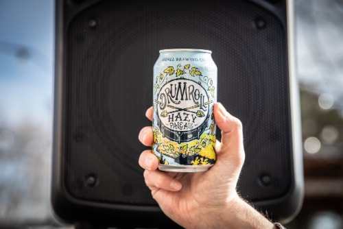 Odell Brewing Drumroll Hazy Pale Ale Perspective: right