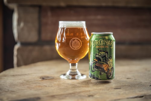 Odell Brewing Myrcenary Double IPA Perspective: right