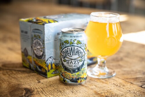 Odell Brewing Drumroll Hazy Pale Ale Perspective: right