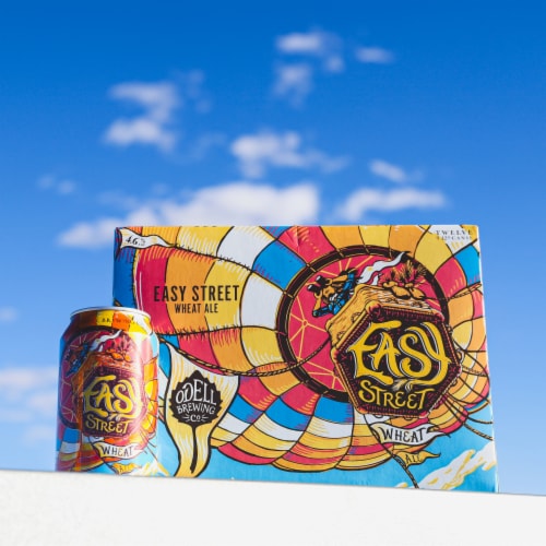 Odell Brewing Easy Street Wheat Ale Craft Beer Perspective: right